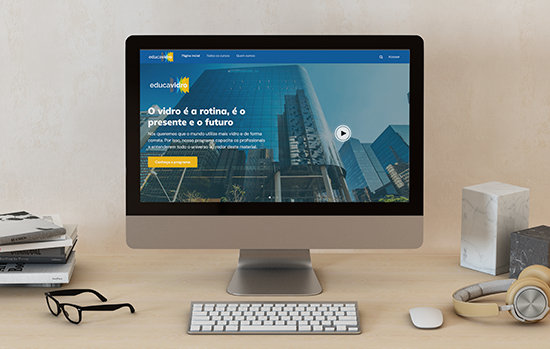 Abravidro e Abividro lançam Educavidro, plataforma gratuita de EAD